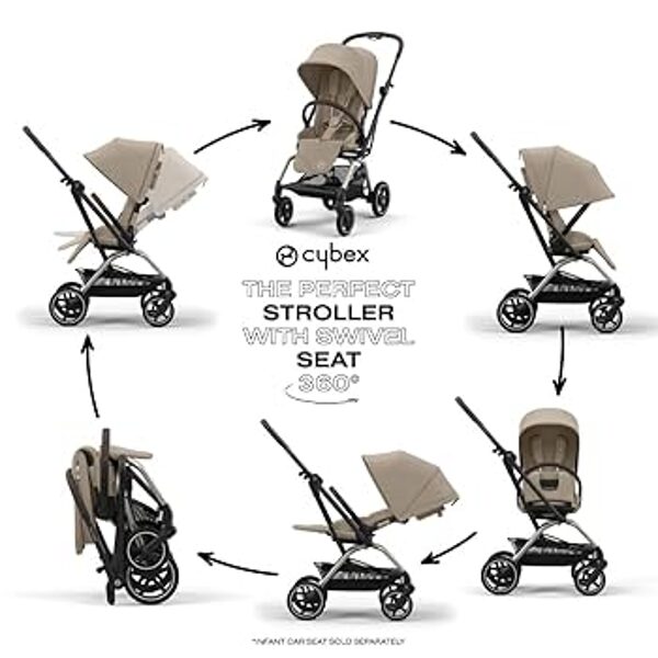 Ratu sēdvieta rotē pa 360 grādiem, muguriņa nolaižas 3 slīpuma pozīcijās. 